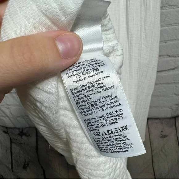 NWT J. Crew Scoop Neck Cotton Midi Dress Soft Gauze White Size Small - Picture 9 of 12